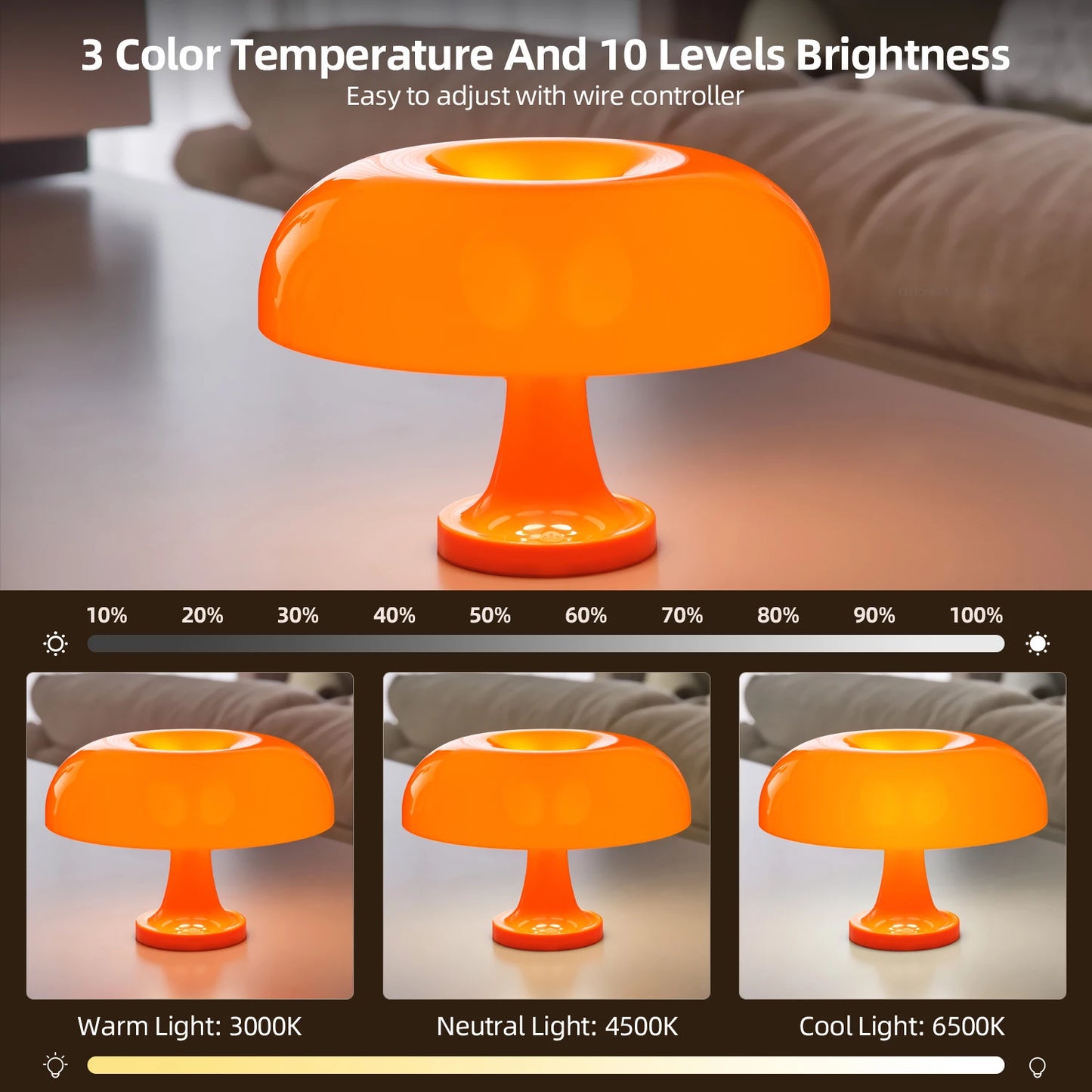 Classic Bauhaus Mushroom Table Lamp